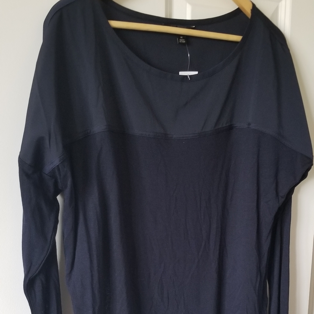 Long sleeve black top